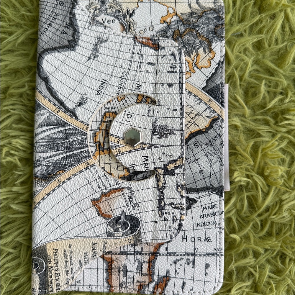 Vintage Map Tablet Case Stand Cover iPad Holder Travel Design